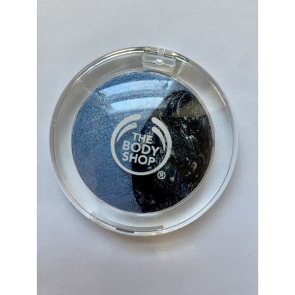 The Body Shop Baked to Last Eye Color Eyeshadow Duo 03 Sapphire Blue Sealed NEW - Picture 1 of 4